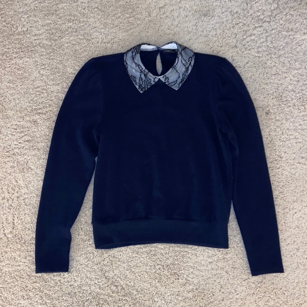 Zara collared sweater - excellent condition.